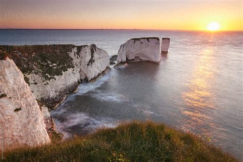 Old Harry Rocks On The Jurassic Coast Dorset England By Stocksy Contributor Gavin Hellier