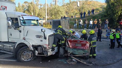 ¡precaución Reportan Fuerte Accidente En La México Querétaro La Jornada Estado De México