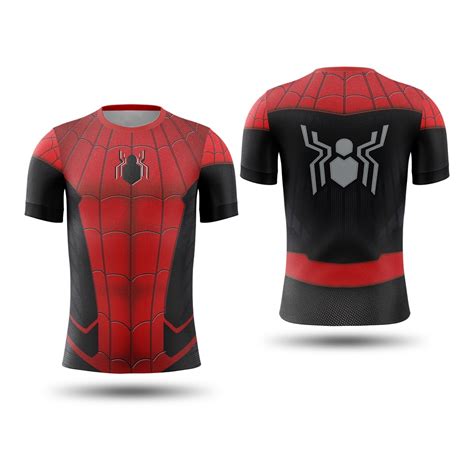 Camisa Camiseta Spider Man Uniforme Homem Aranha Roupa Heroi Shopee