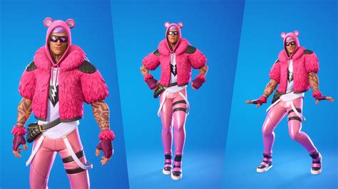 Cuddle King Skin Showcase Cuddle Skin Combos Fortnite Season 5 Youtube