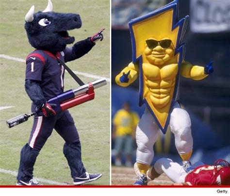 Monday Night Football -- Texans vs. Chargers Mascot ... Who'd Win in a ...