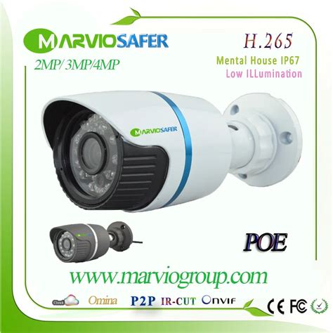 H265h264 2mp4mp5mp Full Hd 1080p Bullet Outdoor Poe Network Ip