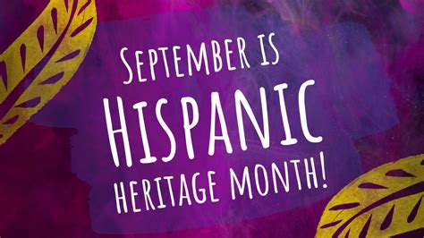 Hispanic Heritage Month C C Mellor Memorial Library