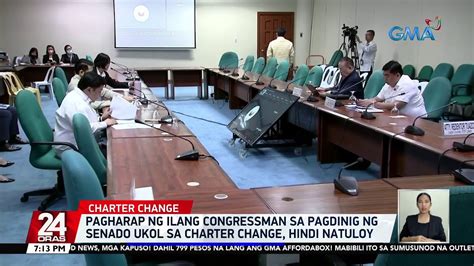 Pagharap Ng Ilang Congressman Sa Pagdinig Ng Senado Ukol Sa Charter