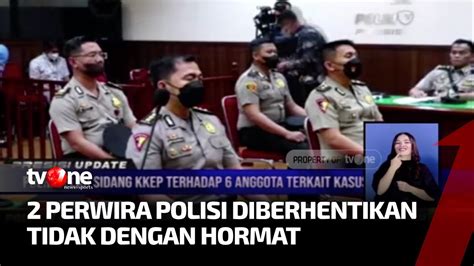 Ikut Skenario Pascapembunuhan Yosua Perwira Polri Diberhentikan Dengan