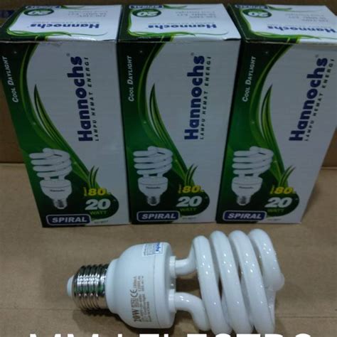 Jual Lampu Plc Hannochs W Watt Spiral Shopee Indonesia