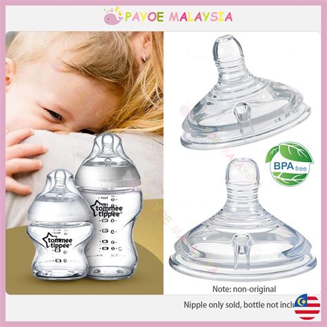 Payoe Baby Puting Nipple Bayi Wide Neck Bottle Pacifier Silicone