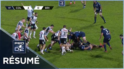 Pro D Saison J R Sum Colomiers Rugby Ca Brive Youtube