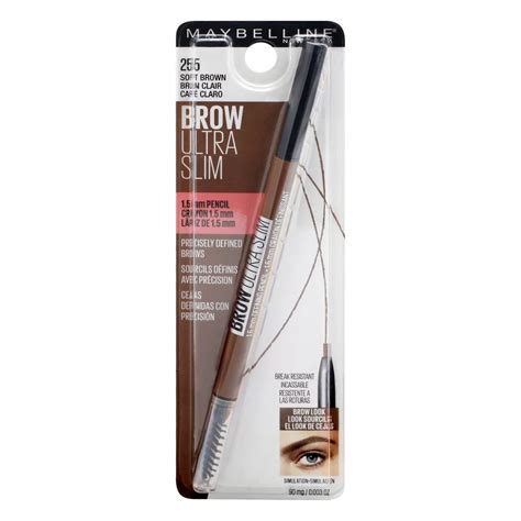 Maybelline Brow Ultra Slim Soft Brown Shop Eyes At H E B