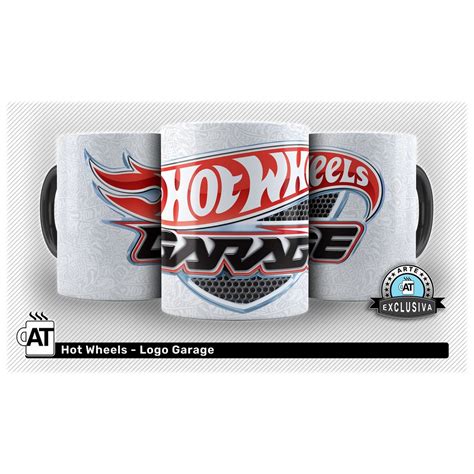 AT Caneca Personalizada Hot Wheels Logo Garage Shopee Brasil