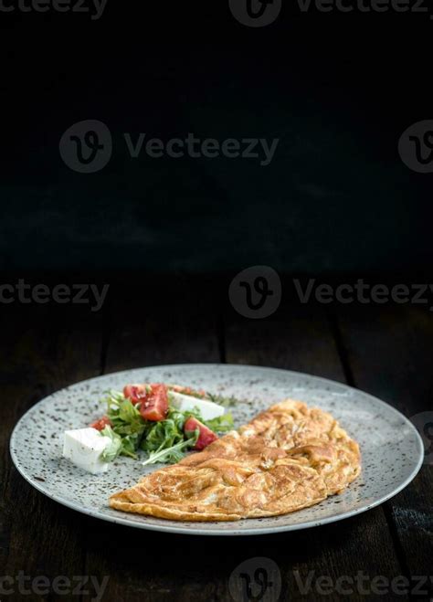 Served food on black background 23276130 Stock Photo at Vecteezy