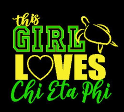 Chi Eta Phi This Girl Loves Chi Eta Phi Etsy