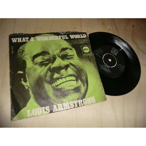 What A Wonderful World Cabaret By Louis Armstrong Sp With Arshop Ref 2300136995