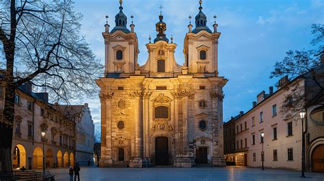 Fondo Iglesia De Los Santos Pedro Y Pablo En El Casco Antiguo De