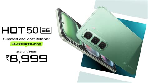 Infinix Hot 50 5G Affordable Smartphone With MediaTek Dimensity 6300
