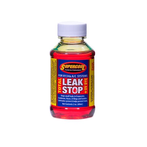 R134a 1234yf Total Leak Stop With UV Dye 2oz Single Application