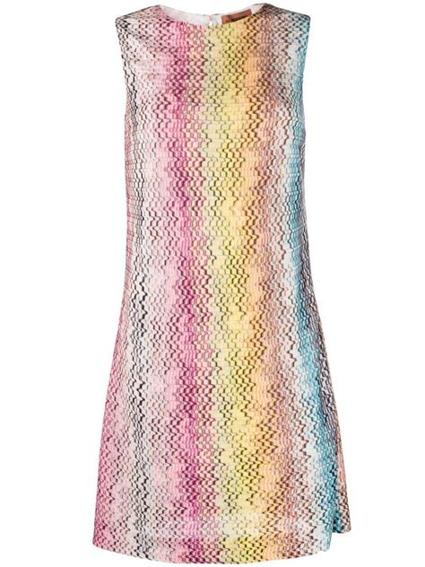 Buy Missoni Zig Zag Motif Mini Dress Multicolour At 25 Off