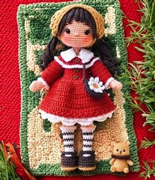 Coraline Doll Crochet Pattern Amigurumi by Katrina milian | TPT