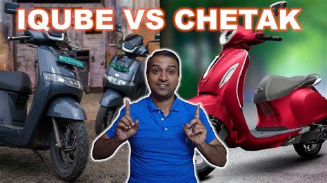 Tvs Iqube Base Model Vs Bajaj Chetak Urbane Model Which Is