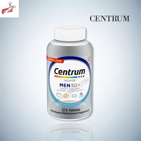 Centrum Silver Men 50 Multivitamin 275 Tablets