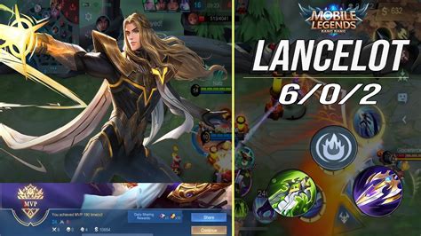 Tutor Lancelot Gameplay Rotation Builds Items Ws Mvp Duo