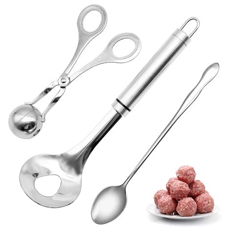 Buy Pcs Meat Baller Set Stainless Steel Meatball Maker Spoon Meat