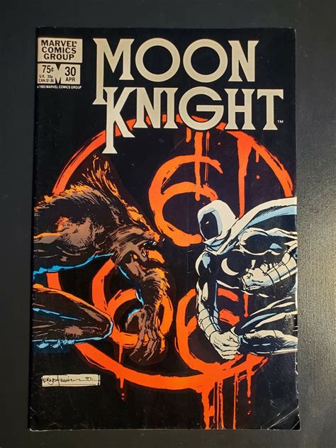 | Moon Knight #30 (1983) Fine (6.0) Moon Knight vs. Werewolf by Night ...