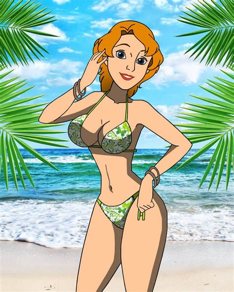 Madellaine In A Bikini By Carlshocker Female Cartoon Characters