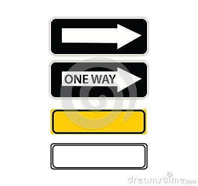 Rectangular Traffic Road Signs