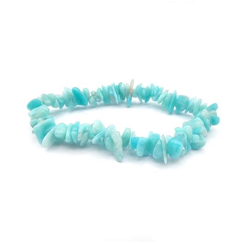 Amazonite du Brésil Bracelet Baroque pierre naturelle