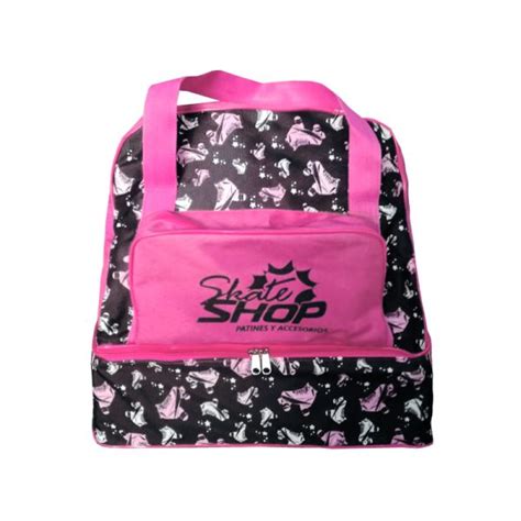 Bolso para patín Cajón estampado rosa TIENDA SKATE SHOP