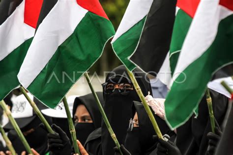 AKSI SOLIDARITAS PALESTINA | ANTARA Foto