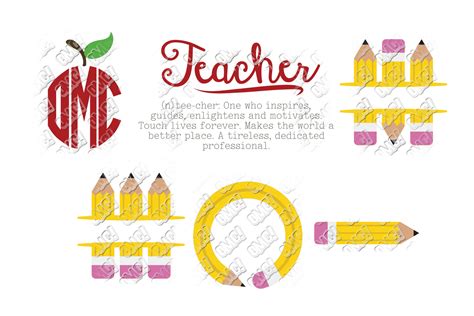 Teacher Svg Bundle In Svg Dxf Png Jpeg Eps Cut Files Design