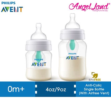 Philips Avent Anti Colic With Airfree Vent Single Bottle Single 125ml