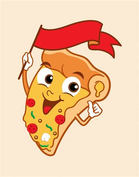 Premium Vector Pizza Mascot 2