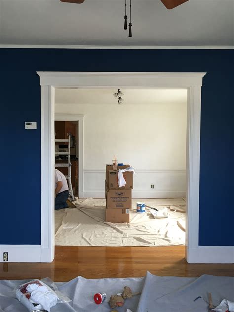 Ben Moore Prussian Blue Cw 625 The Perfect Blue Blue Living Room