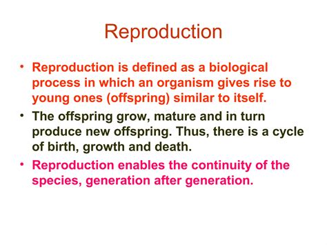 Asexual Reproduction Ppt Ppt