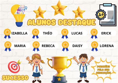 Alunos Destaque - 🌟🥇Painel Alunos Destaque - 🔎🏫📗 Achadinhos Pedagógicos | Hotmart