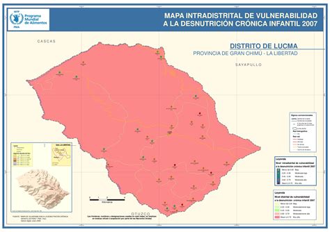 Mapa Vulnerabilidad Dnc Lucma Gran Chim La Libertad By World Food