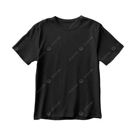 File Png Gantung Mockup Kaos Hitam Kemeja T Hitam PNG Transparan Dan