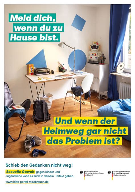 BMFSFJ Meld Dich Wenn Du Zu Hause Bist Und Wenn Der Heimweg Gar