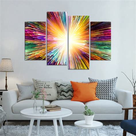 Virtual Colors Multi Panel Canvas Wall Art Elephantstock