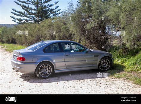 2006 Model Bmw E46 M3 Sports Car Sedan Saloon Parked At Palm Beach In