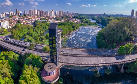 Piracicaba Bridge Lookout Stock Photo - Download Image Now - Brazil ...