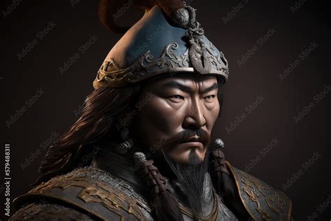 Photo And Art Print Genghis Khan The Fierce And Mighty Conqueror Leader