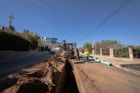 Avanza CESPTE trabajos de reposición de red de alcantarillado sanitario