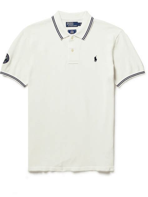 Polo Ralph Lauren Wimbledon Logo Embroidered Appliqu D Cotton Piqu