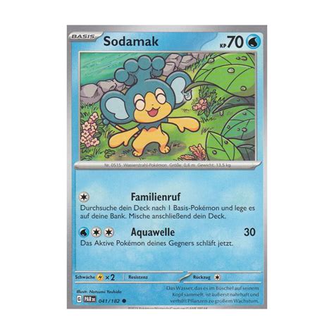 Sodamak 041 182 Paradoxrift Pokemon Karte günstig kaufen