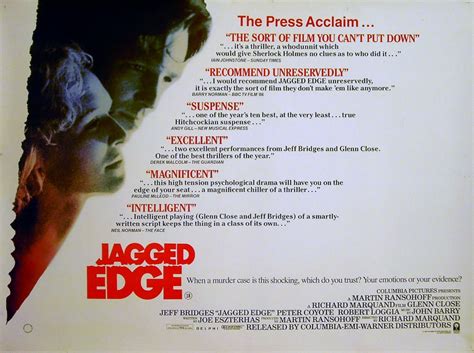 JAGGED EDGE | Rare Film Posters