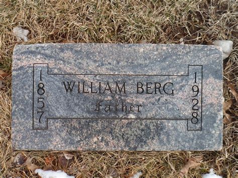 Wilhelm William Theodor Berg 1857 1928 Mémorial Find a Grave